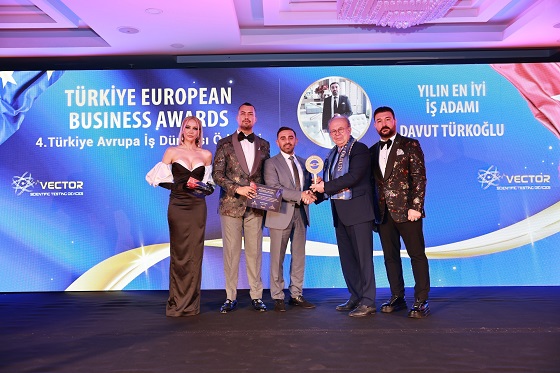 Davut Türkoğlu, “Yılın İş Adamı” ödülüne layık görüldü