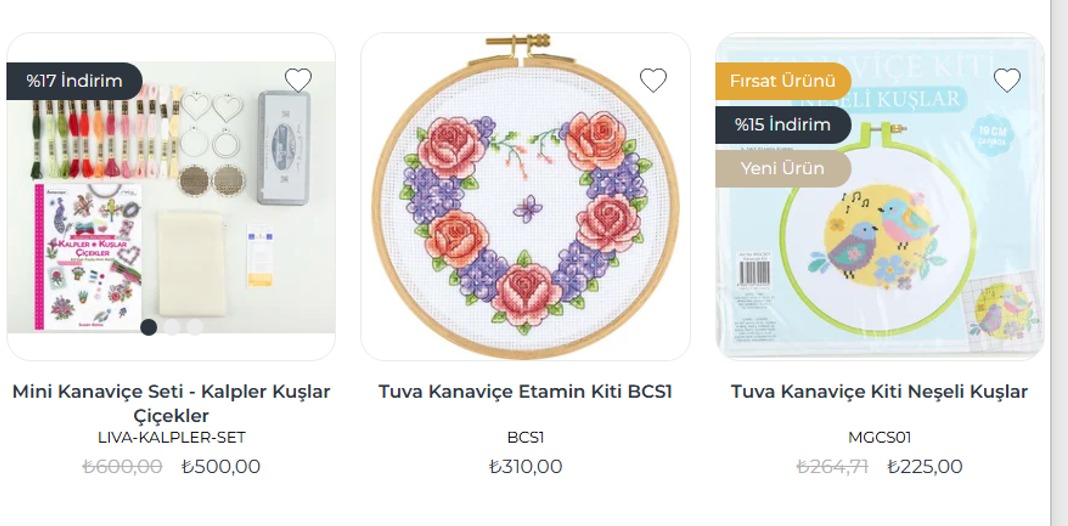 Kanaviçe Kitleri ve Etamin Modellerine Talep Artıyor