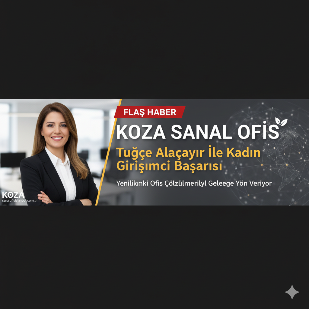 Anadolu Yakası’nda Girişimci Ruhu: Tuğçe Alaçayır’dan Koza Sanal Ofis İle Kadın Girişimci Başarısı