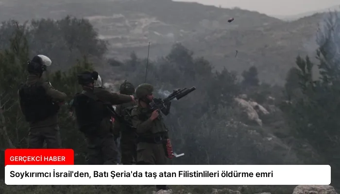 Soykırımcı İsrail’den, Batı Şeria’da taş atan Filistinlileri öldürme emri