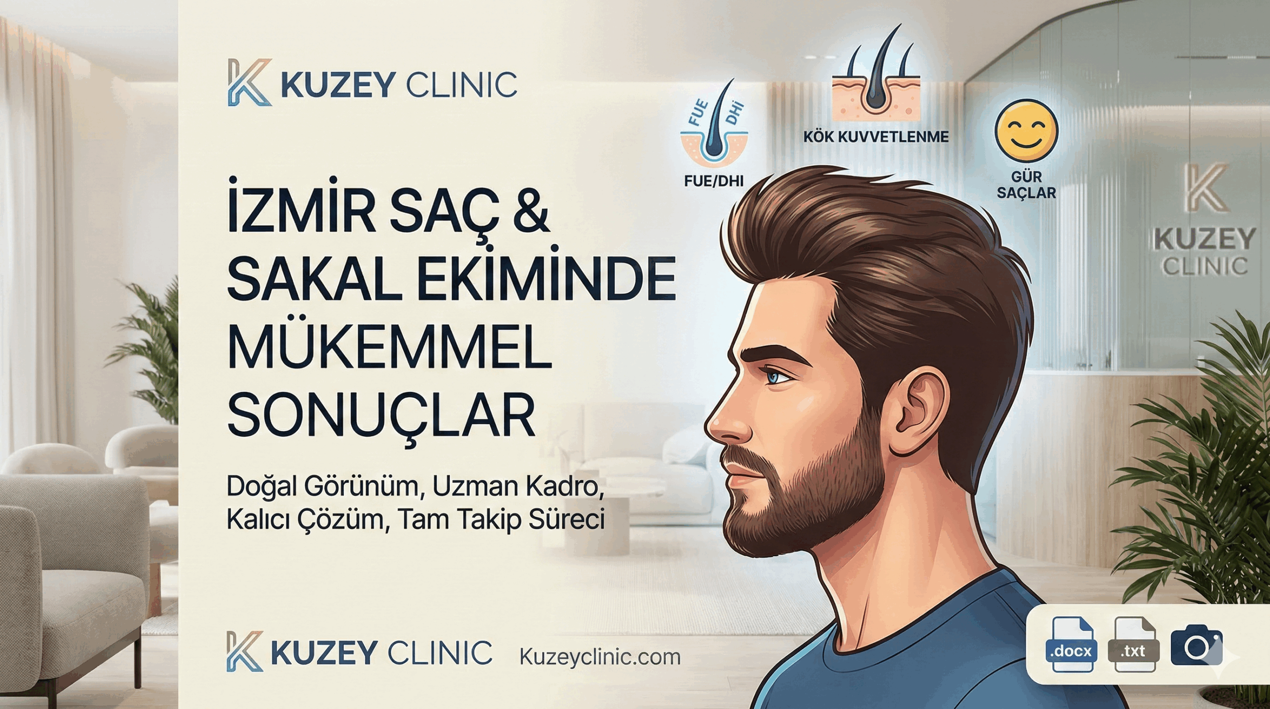 Saç Ekimi Hakkında Doğru Bilinen Yanlışlar ve Kuzey Clinic İzmir Analizi
