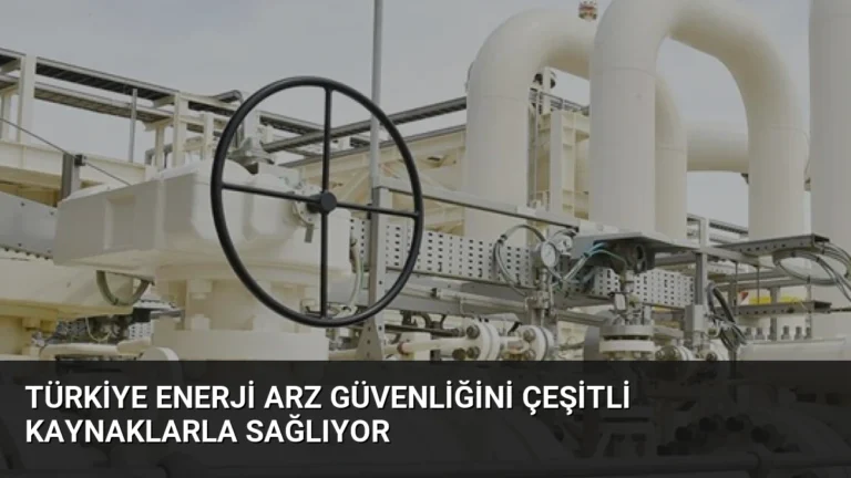 Türkiye Enerji Arz Güvenliğini Çeşitli Kaynaklarla Sağlıyor