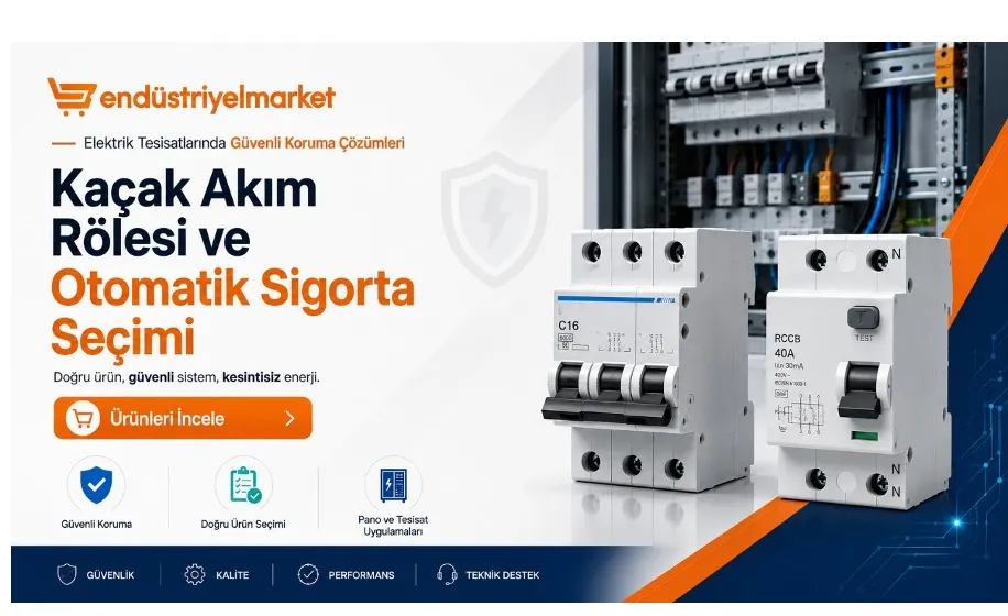 Elektrik Tesisatlarında Kaçak Akım Rölesi ve Otomatik Sigorta Seçimi